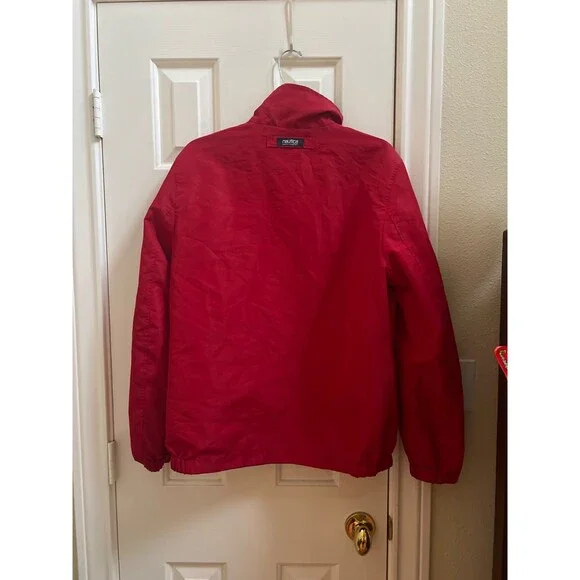 Nautica Blue Water Challenge Vintage 90’s Reversible Jacket Full Zip Size small - Picture 8 of 12